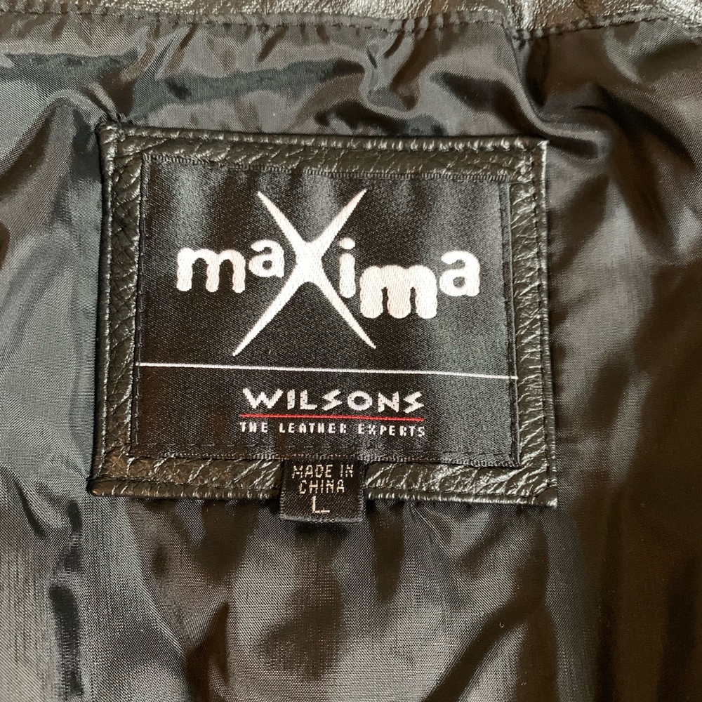 Wilson’s Leather Black Jacket circa 1986 - Picture 6 of 8